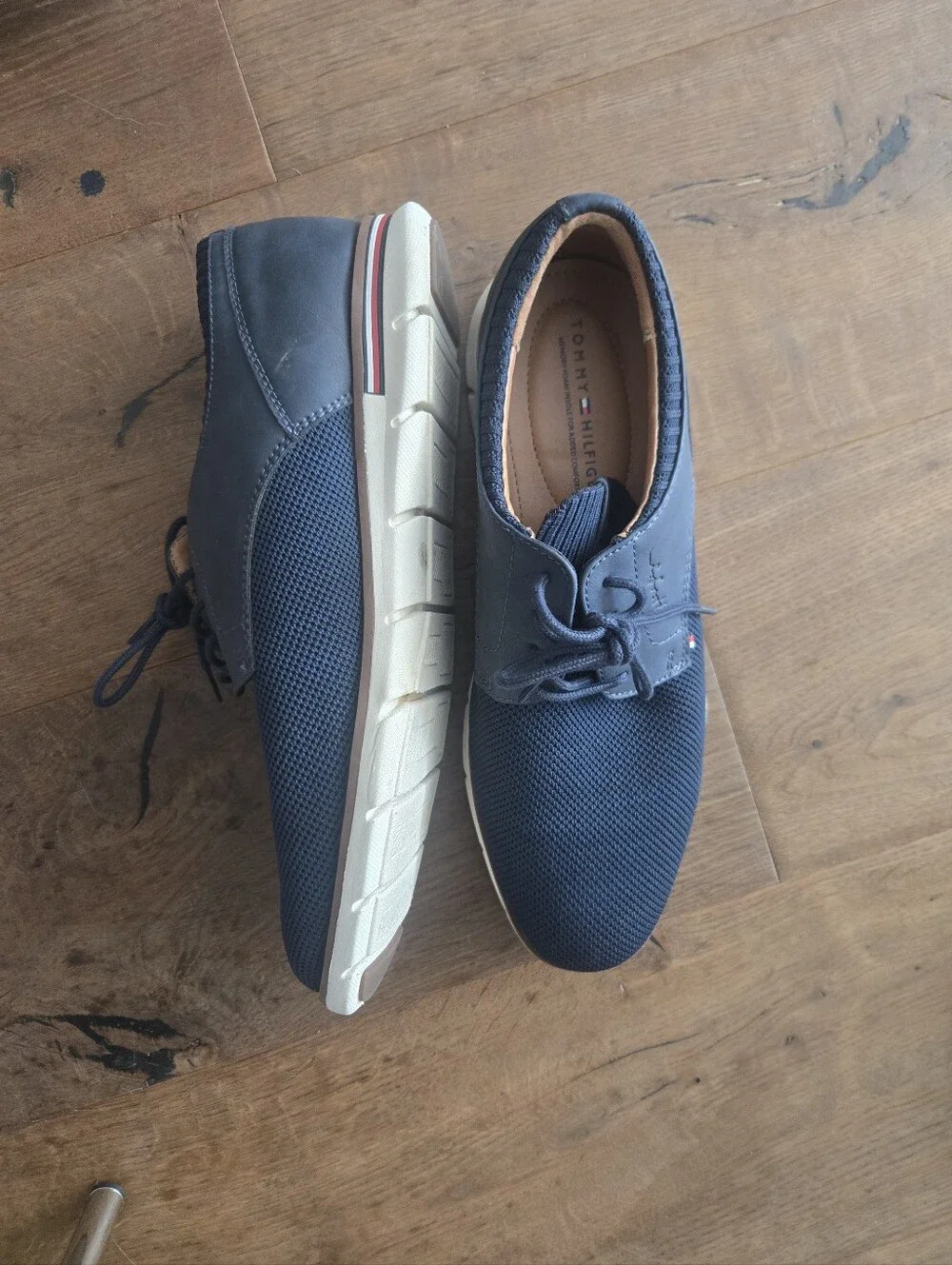 Tommy Hilfiger Men's Navy Casual Lace-Up Sneakers